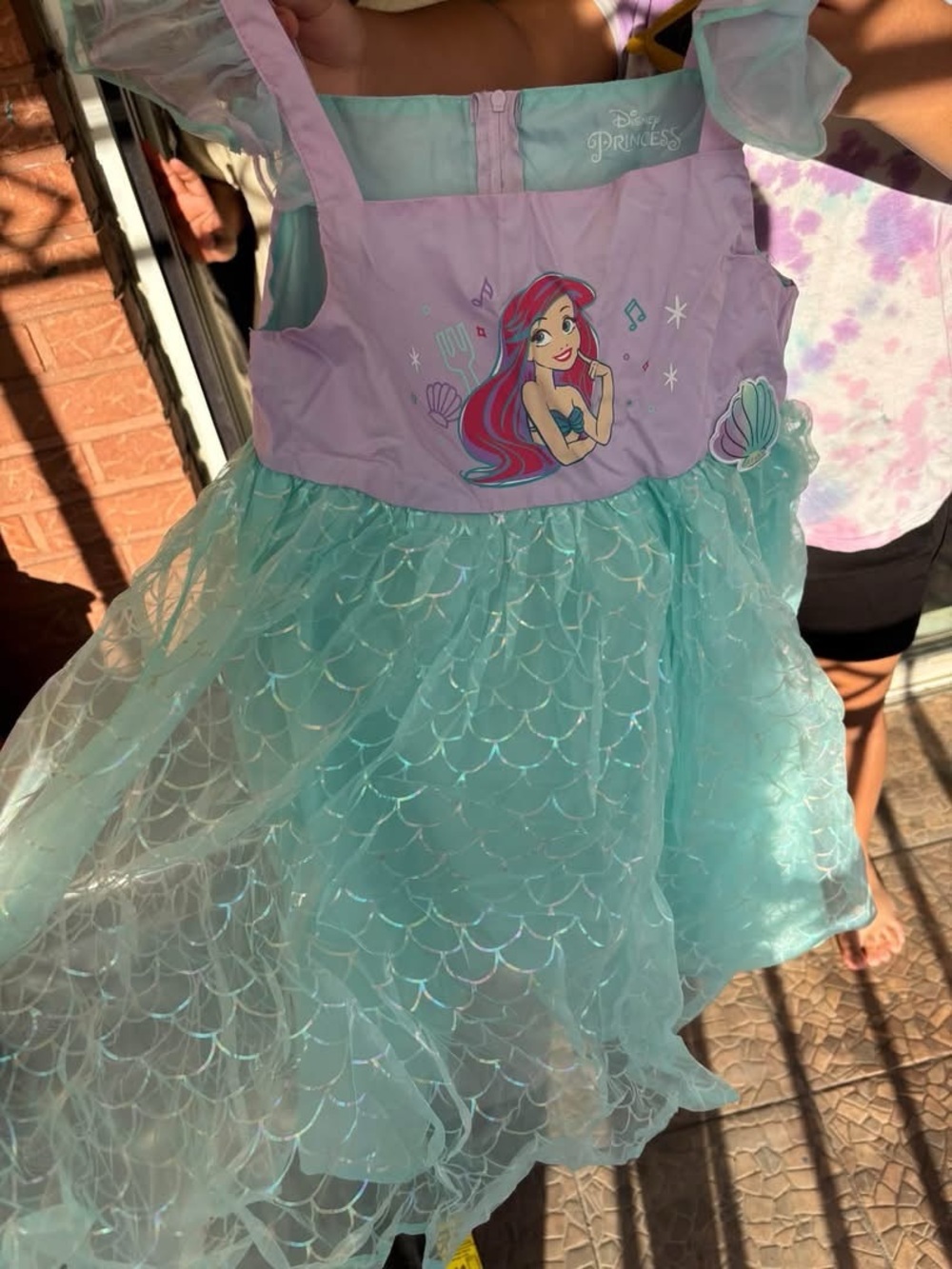 Disney Princess Ariel Dress-Up Dress in Purple and Aqua